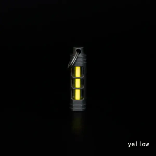 Luminous Titanium Alloy Signal Light Keychain - Image 9