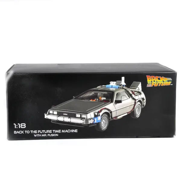 1/18 Scale Diecast DeLorean Time Machine Model - Image 6