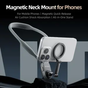 Amorus Silicone Magnetic Neck Mount for iPhone 15 12 S6f0048dc070949c6a9c1c3b17ca1cf50g