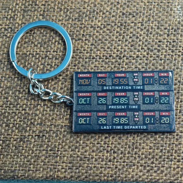 Back To The Future Marty McFly Time Travel Keychain - Image 2