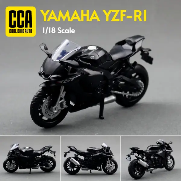 Kawasaki Ninja H2R 1:18 Diecast Motorcycle Model - Image 9