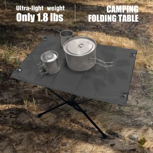 Lightweight Camping Folding Table Aluminum Alloy - Image 2