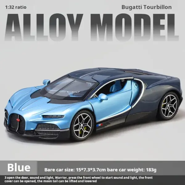 1/32 Bugatti Divo Diecast Model Car - Image 8