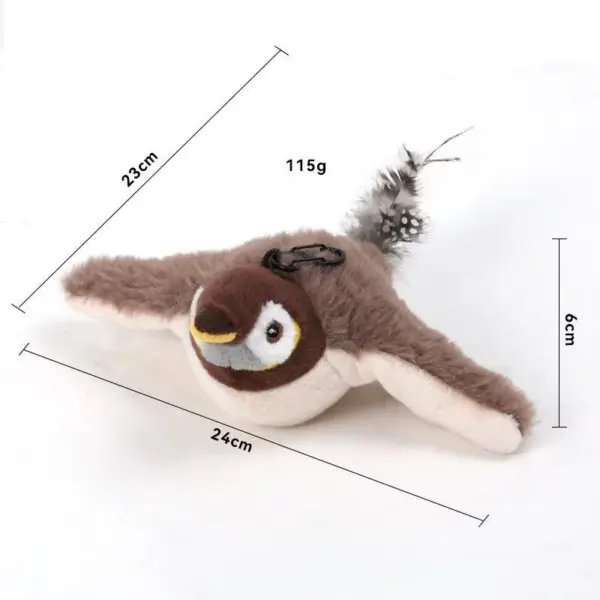 Interactive Flying Bird Cat Toy with Catnip - Image 6