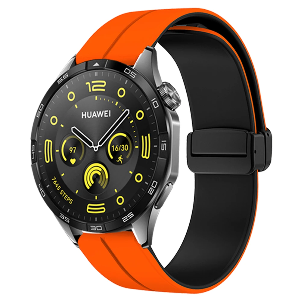 Magnetic Silicone Strap for Huawei Watch 4 Pro 8 Magnetic Silicone Strap for Huawei Watch 4 Pro - Image 8