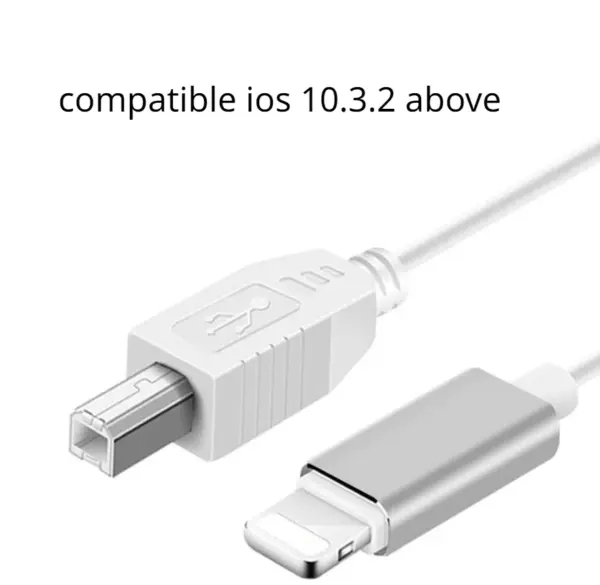 Lightning to USB Type B OTG Cable Adapter - Image 2