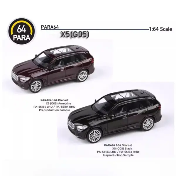 PARA64 1/64 Scale X5 G05 SUV Diecast Model - Image 4
