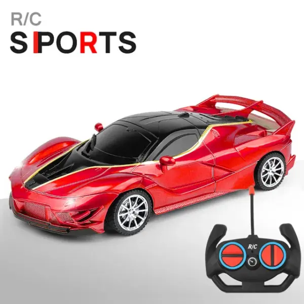 1/18 RC Car LED Light Remote Control Sports Car - Image 13