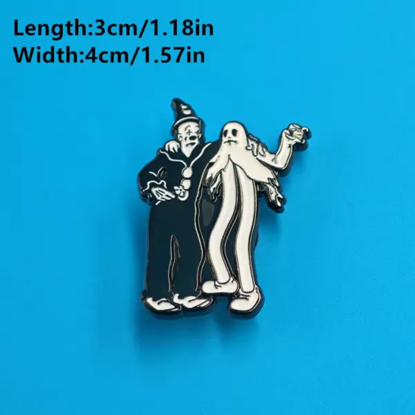Dark Joker and Ghost Enamel Pins Set - Image 5