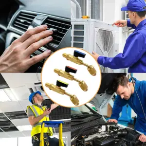 Refrigerant Ball Valve Adapter 1/4 inches SAE 22 S7202628b7a4b48d3ac6f4773efdcb601b