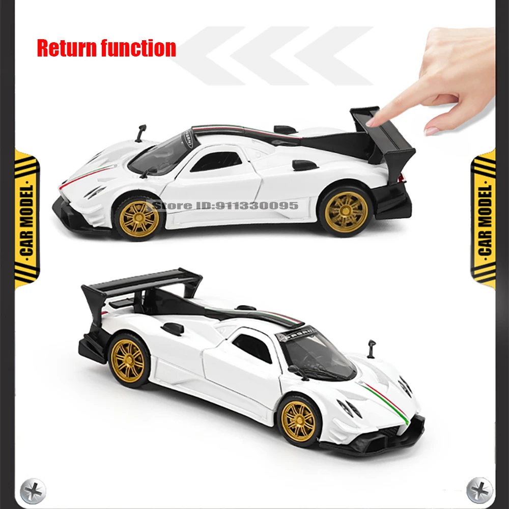MSZ 5-inch Pagani Zonda Alloy Car Model 3 MSZ 5-inch Pagani Zonda Alloy Car Model - Image 3