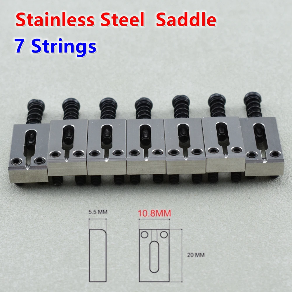 Electric Guitar Bridge Saddles Set 10.5MM/10.8MM 14 Electric Guitar Bridge Saddles Set 10.5MM/10.8MM - Image 14