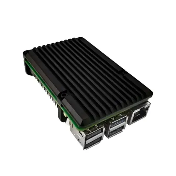 Raspberry Pi 5 Aluminum Case with Dual Fans - Image 3