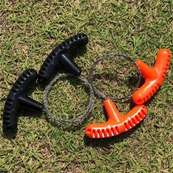 Portable Steel Wire Saw with Finger Handles - Image 4