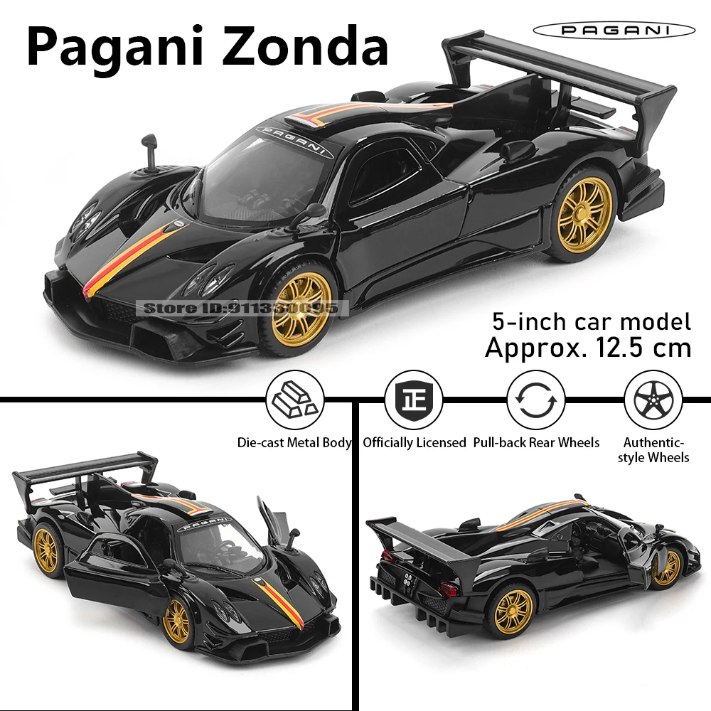 MSZ 1:36 Pagani Zonda Diecast Car Model 10 MSZ 1:36 Pagani Zonda Diecast Car Model - Image 10