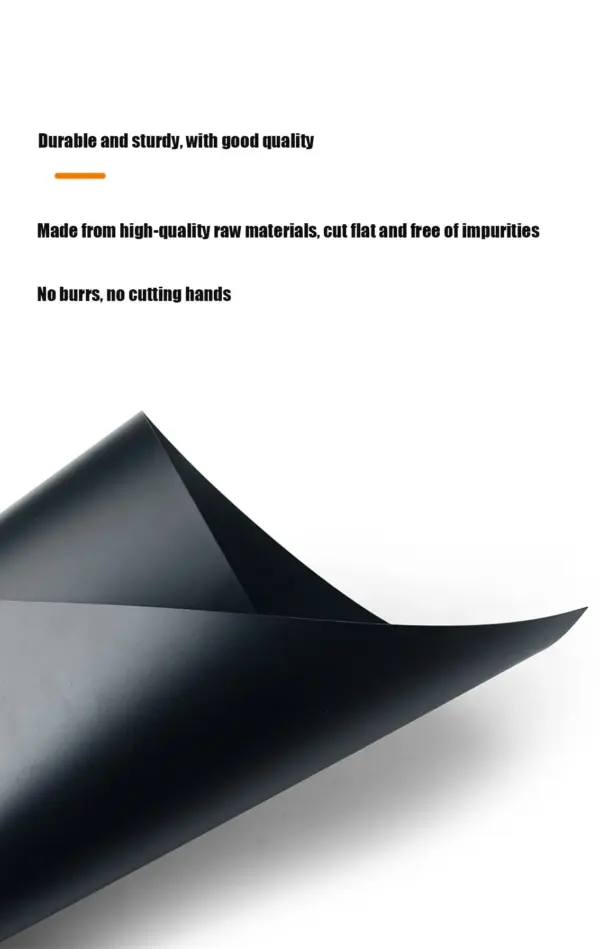 DIY Matte Black and White PVC Sheets 0.3-2.0mm - Image 6
