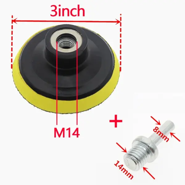 3/4/5/6/7 Inch Hook and Loop Backing Pad Disc Holder - Image 14