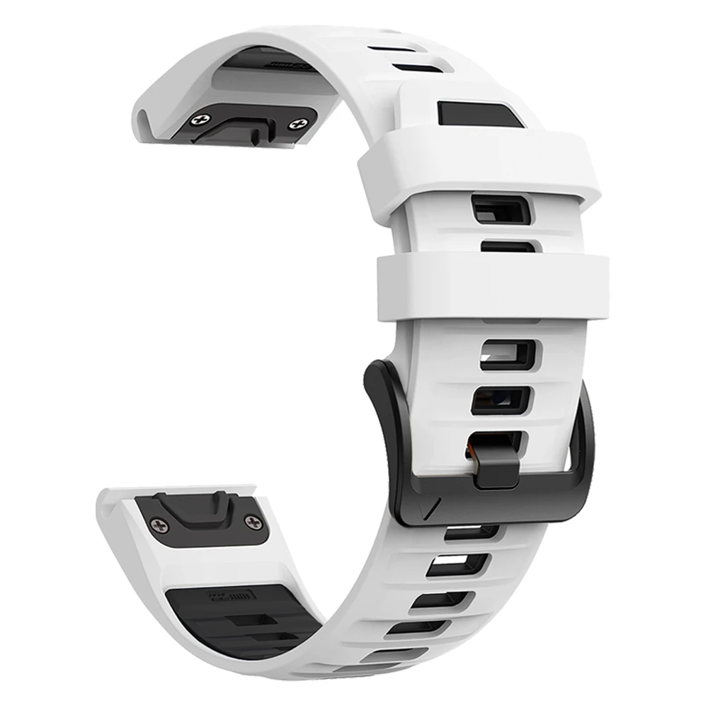 Two-Tone Silicone Strap for Garmin Watches 4 Two-Tone Silicone Strap for Garmin Watches - Image 4