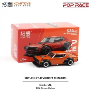 POP RACE 1:64 SKYLINE GT-R V8 Drift Car Model 7 S73cc7c11acfd4093b03540ac8b08e5b92