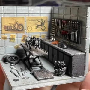 Miniature Car Garage Tool Wall Scene 1/64 Resin Model 8 S7403103764504e8eb32eb824a5c897d8l