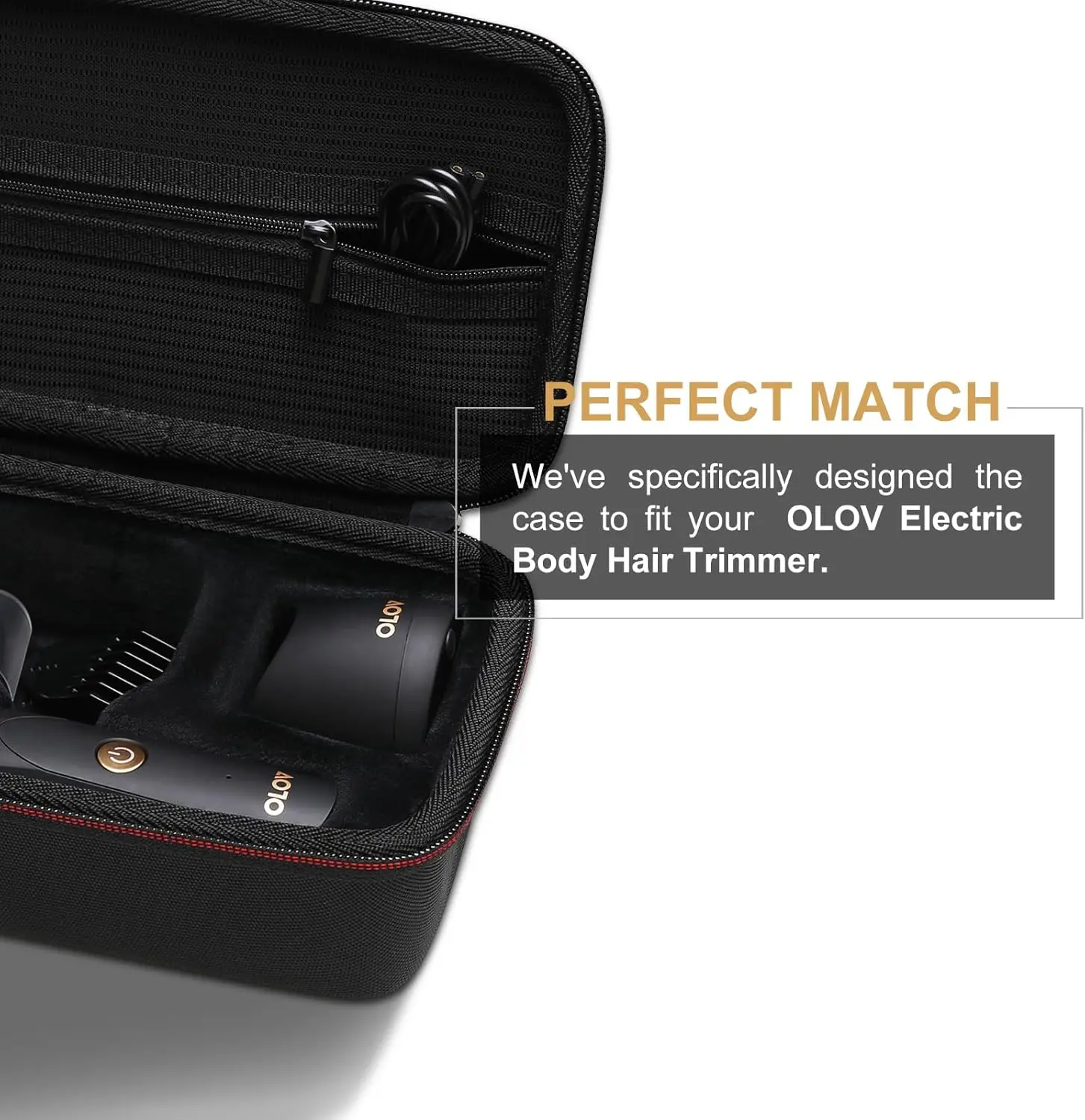 EVA Case for OLOV Hair Trimmer Accessories 4 EVA Case for OLOV Hair Trimmer Accessories - Image 4