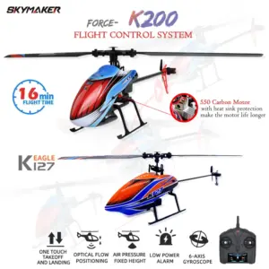 WLtoys K127 K200 RC Helicopter 2.4G 4CH RTF