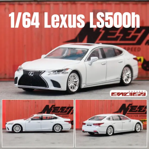 Lexus LS500h 1:64 Scale Diecast Model Car - Image 9