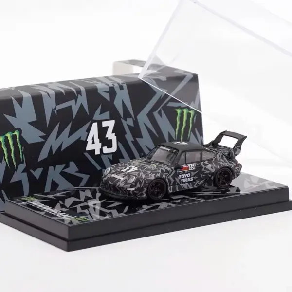 Flame 1:64 Porsche RWB Collector Car Model - Image 13