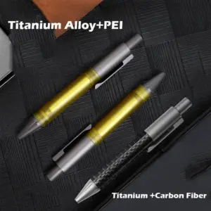 Titanium Alloy PEI Signature Pocket Pen