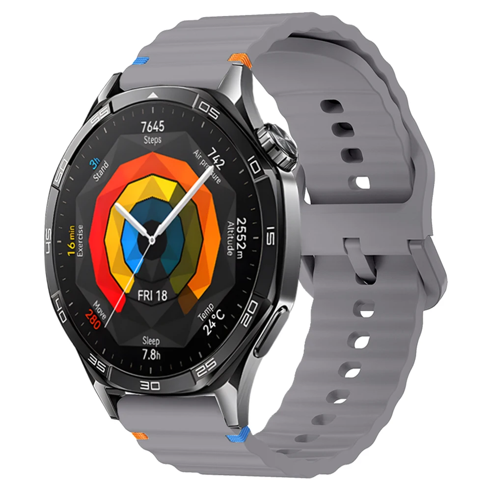 Stylish Silicone Strap for HUAWEI WATCH GT Series 14 Stylish Silicone Strap for HUAWEI WATCH GT Series - Image 14