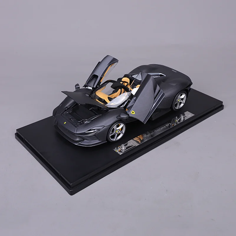 Carbon Fiber Ferrari Daytona Sp3 1:18 Diecast Model 4 Carbon Fiber Ferrari Daytona Sp3 1:18 Diecast Model - Image 4