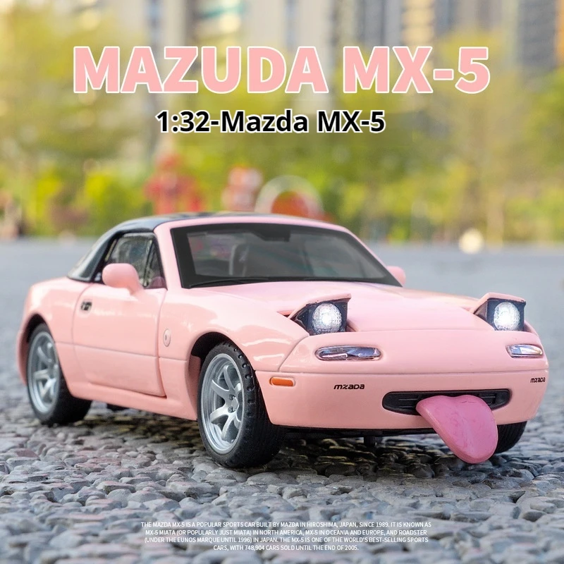 1:32 Scale Mazda MX5 Alloy Model Car 2 1:32 Scale Mazda MX5 Alloy Model Car - Image 2