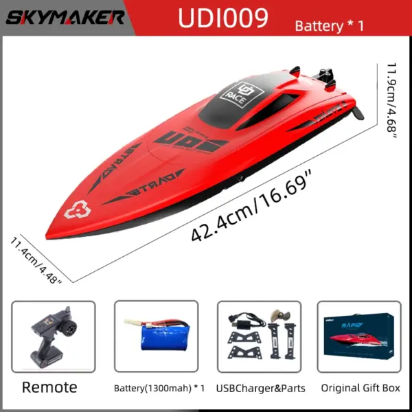 UDiRC UDI009 RC Boat High Speed 35Km/H - Image 8