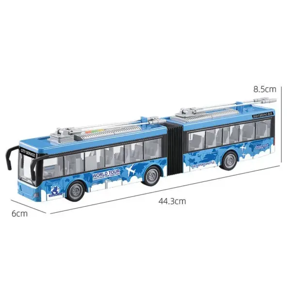Large Inertia Double-Layer Sightseeing Bus Toy for Boys - Image 19