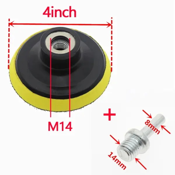 3/4/5/6/7 Inch Hook and Loop Backing Pad Disc Holder - Image 12