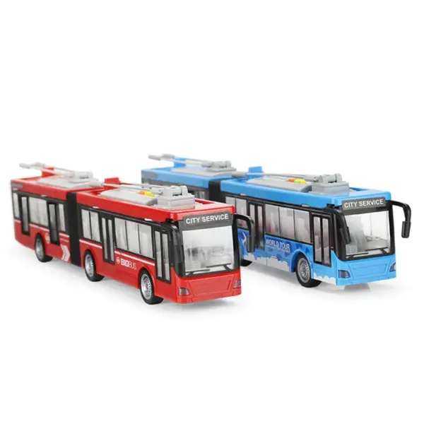 Large Inertia Double-Layer Sightseeing Bus Toy for Boys - Image 5