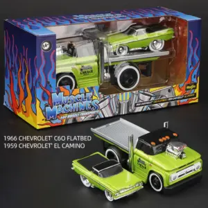 Maisto 1:64 Muscle Machines Flatbed Truck Set 9 S768718ca1b4d493ba33863d390e71579z