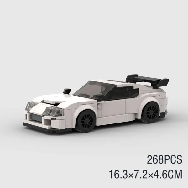 Stylized Building Block Toy Car - Image 7