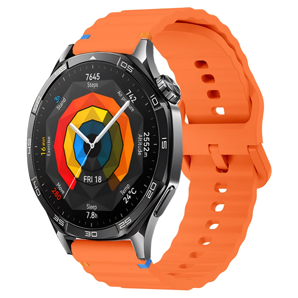 Stylish Silicone Strap for HUAWEI WATCH GT Series 15 Stylish Silicone Strap for HUAWEI WATCH GT Series - Image 15