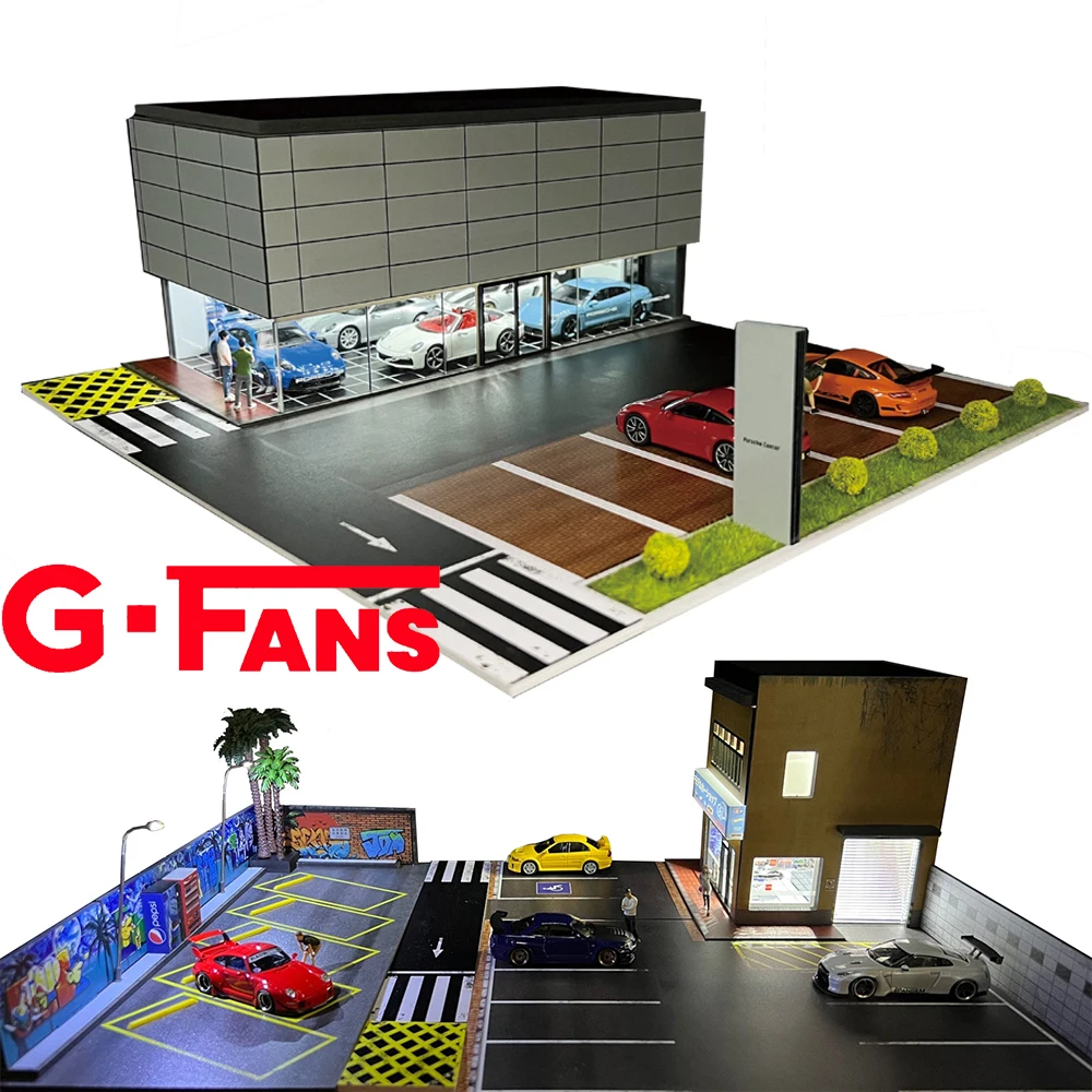 1/64 Scale Car Garage Diorama Model 4 1/64 Scale Car Garage Diorama Model - Image 4