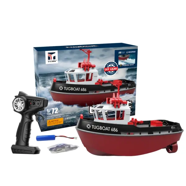 Remote Control RC Tugboat Model 1/72 Scale - Image 8