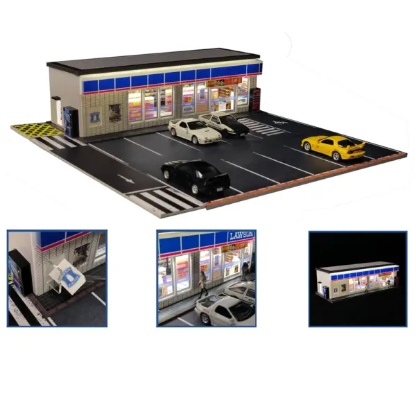 1/64 Scale Car Garage Miniature Display Model - Image 20
