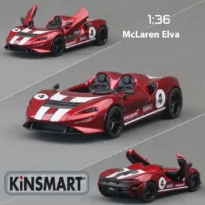 KiNSMART 1:36 McLaren Elva Diecast Hypercar Model 18 S785a5f360c9d44ab9e540fa42ed44a69y
