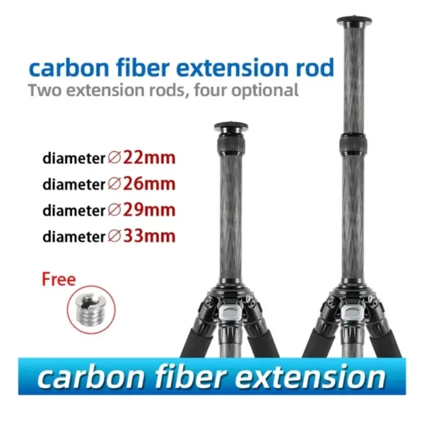 Carbon Fiber Tripod Extender for DSLRs - Image 5
