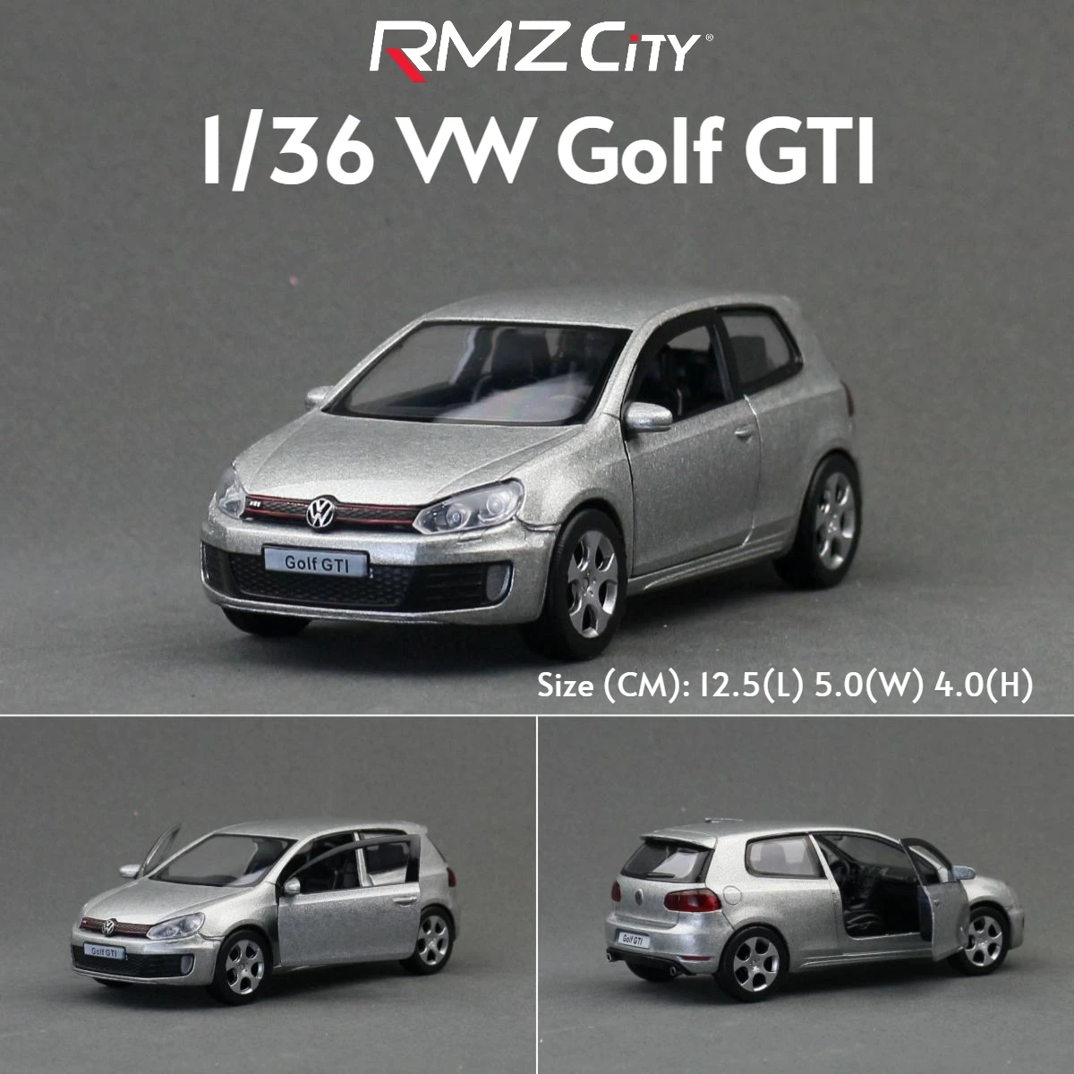 1/36 VW Golf GTI Diecast Miniature Car 8 1/36 VW Golf GTI Diecast Miniature Car - Image 8
