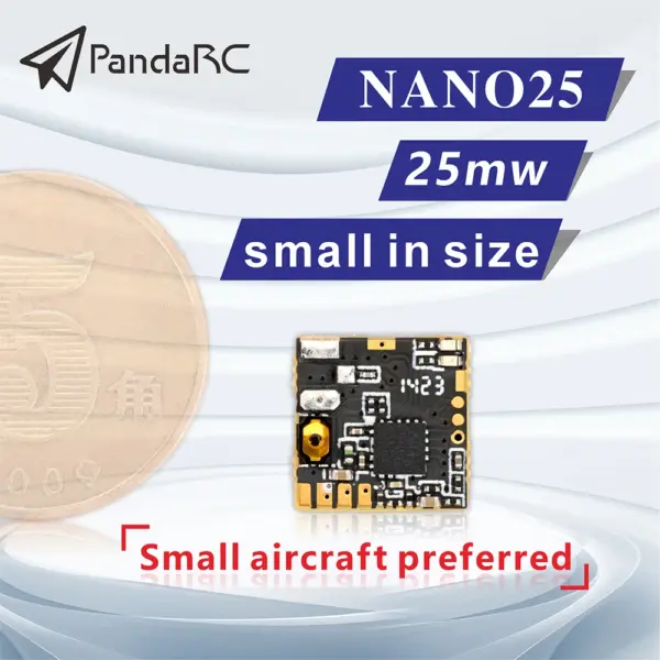 PandaRC Nano25 5.8G 40CH VTX for FPV Drones - Image 2
