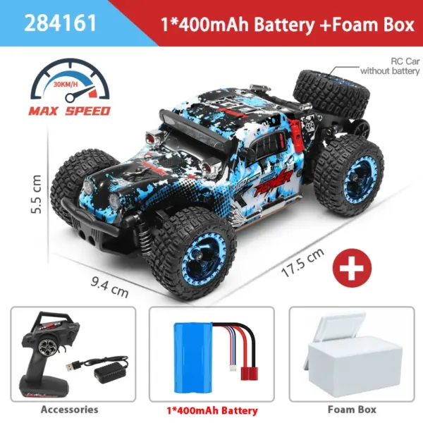 WLtoys 1:28 Scale 4WD High-Speed RC Car - Image 12