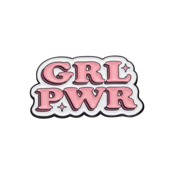 Feminist Enamel Pin Custom Girl Power Brooch - Image 12