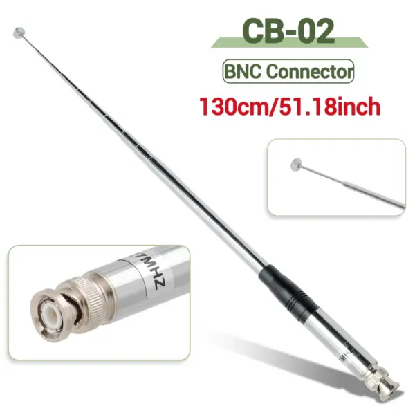 ABBREE 27MHz Telescopic CB Antenna for Handheld Radios - Image 7