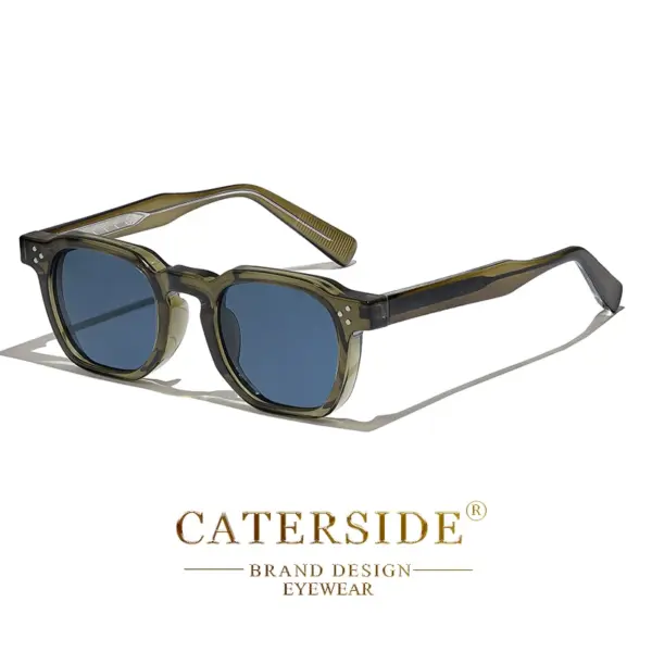 Retro Punk Square Men Sunglasses Model K39769 - Image 8